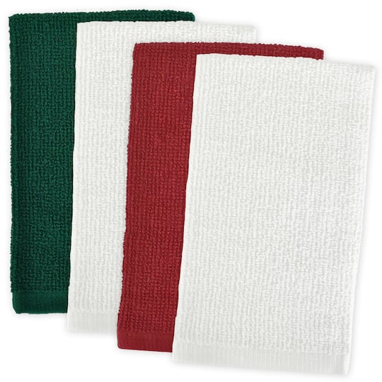 DII® Assorted Holiday Barmop Dishtowel Set